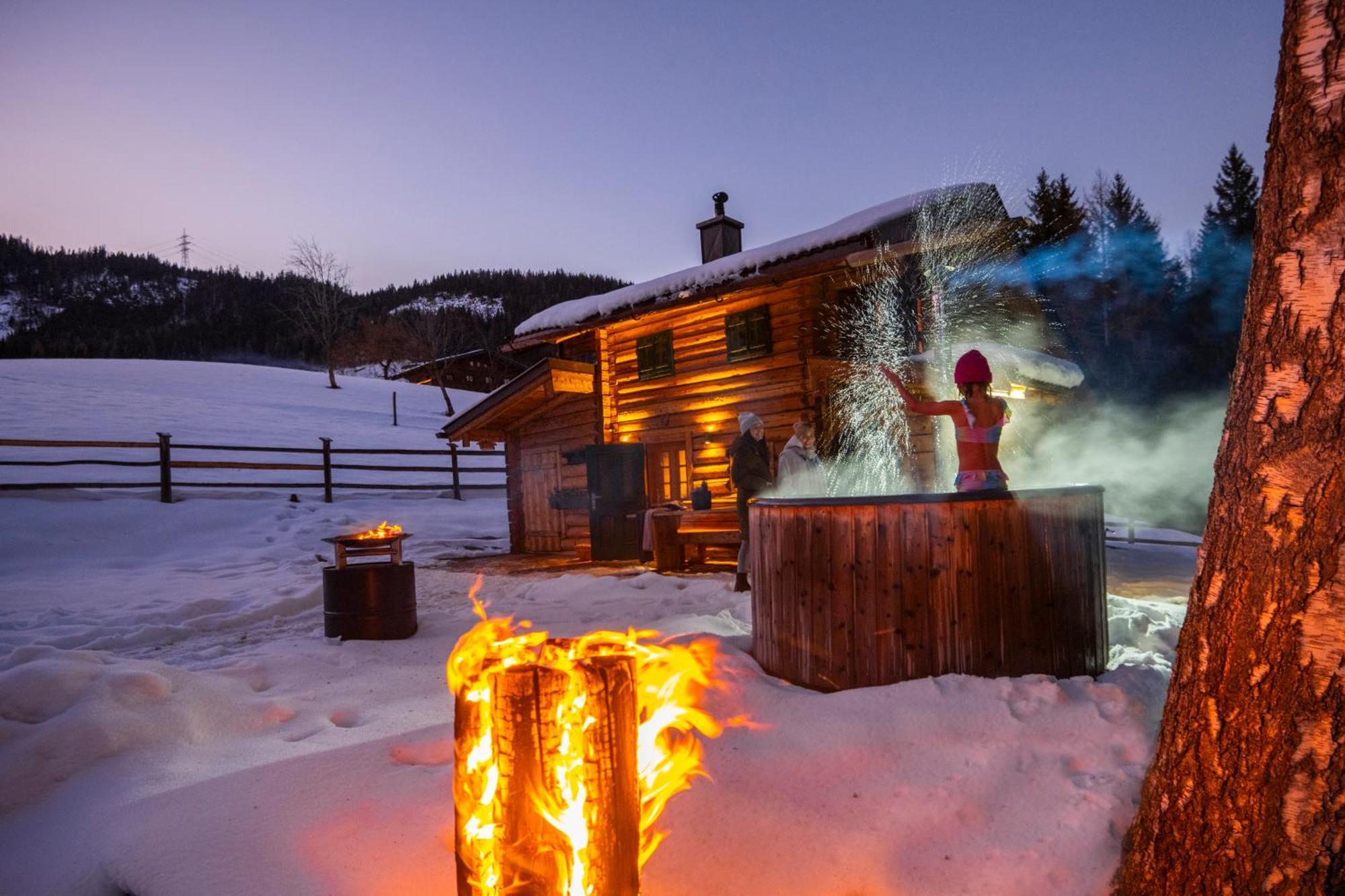 Almfrieden Villa Werfen Bagian luar foto